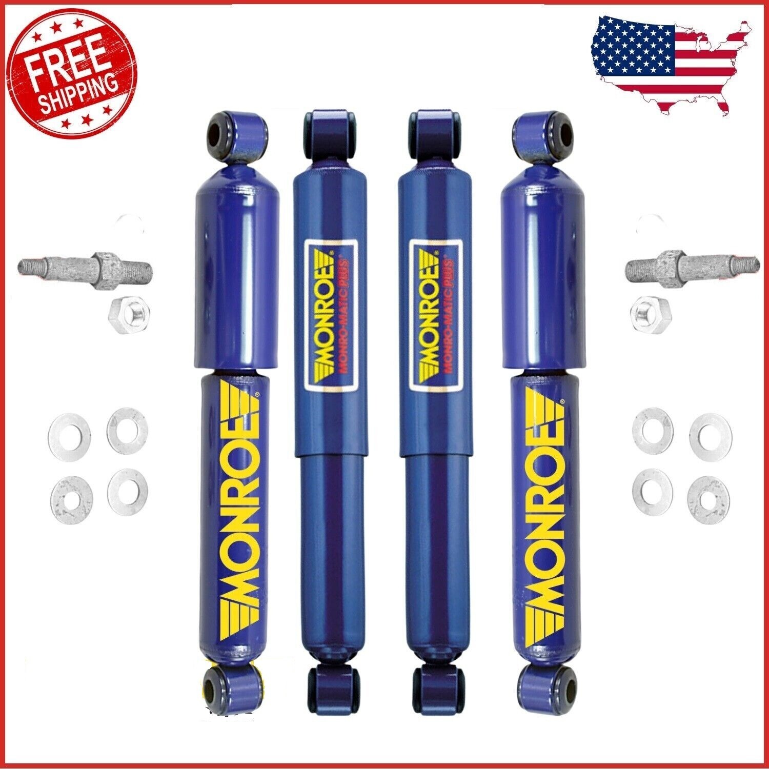 Front & Rear Shock Absorber 4PCS Monroe Set For Chevrolet C20 GMC C2500 Suburban