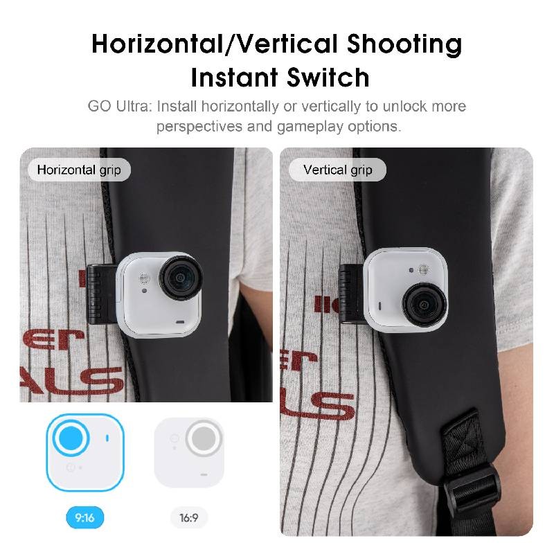 Backpack Clip Holder For Insta360 Go Ultra Camera Quick Release Bracket Mount