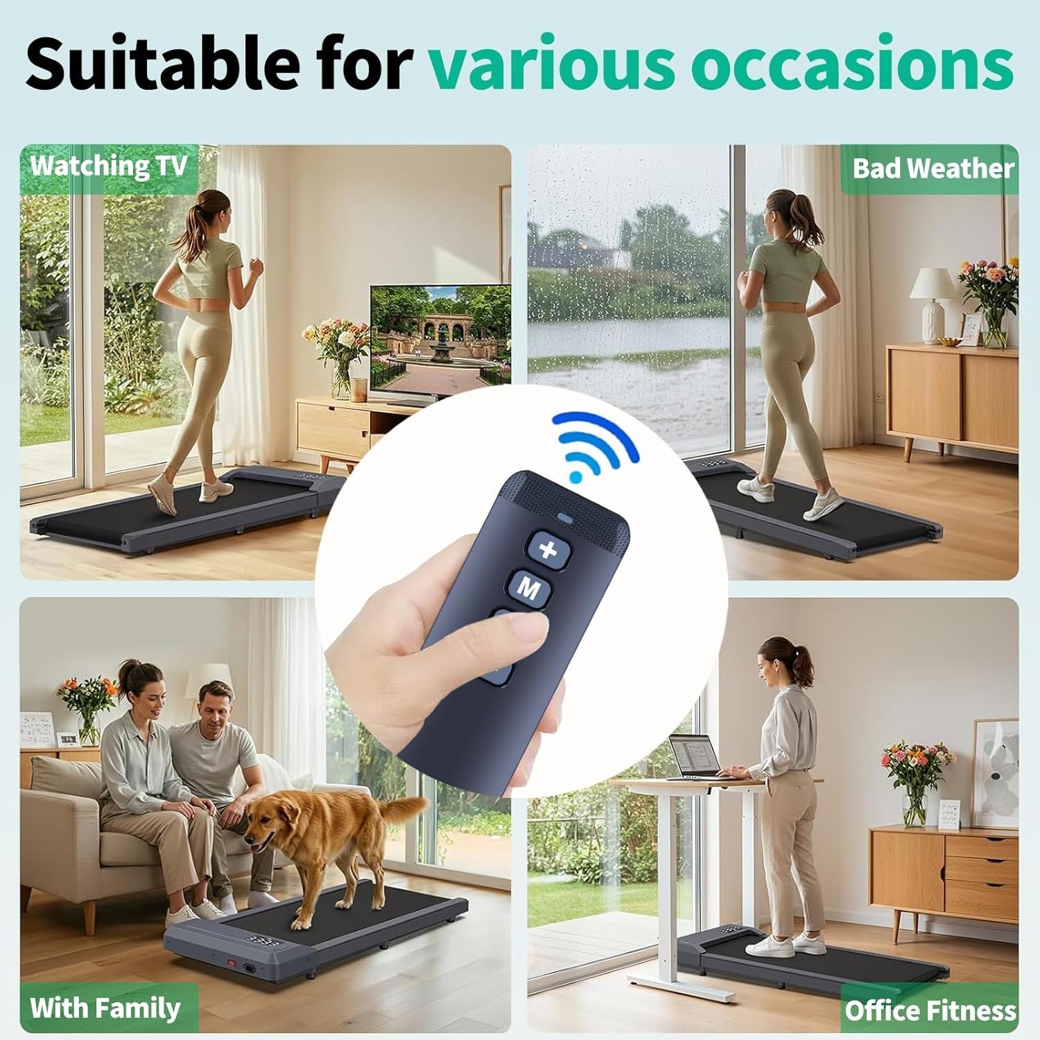 Universal Treadmill Remote Control for HomeFitnessCode Walking Pad