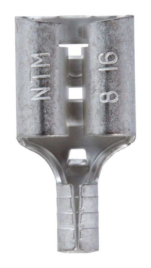 Jandorf 60944 Uninsulated 0.25 in. Tab Female Disconnect Terminal 22 to 18 AWG