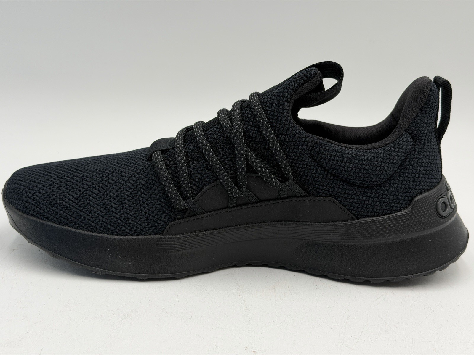New Adidas SZ 10 WIDE LITE RACER Adapt 5.0 Running Shoes For MEN'S BLACK HR1800