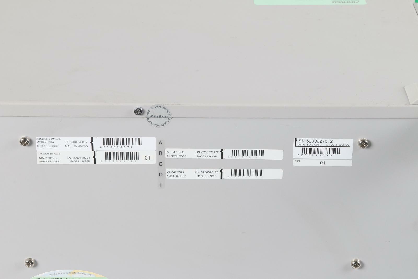 Anritsu MD8470A Signaling Tester With Option 01