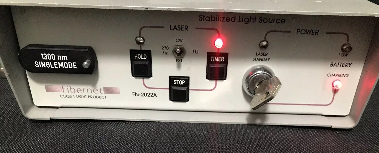 Fibernet SLS Stabilized Light Source - Fiber Optic 1300nm -10dBm CW Mod LASER