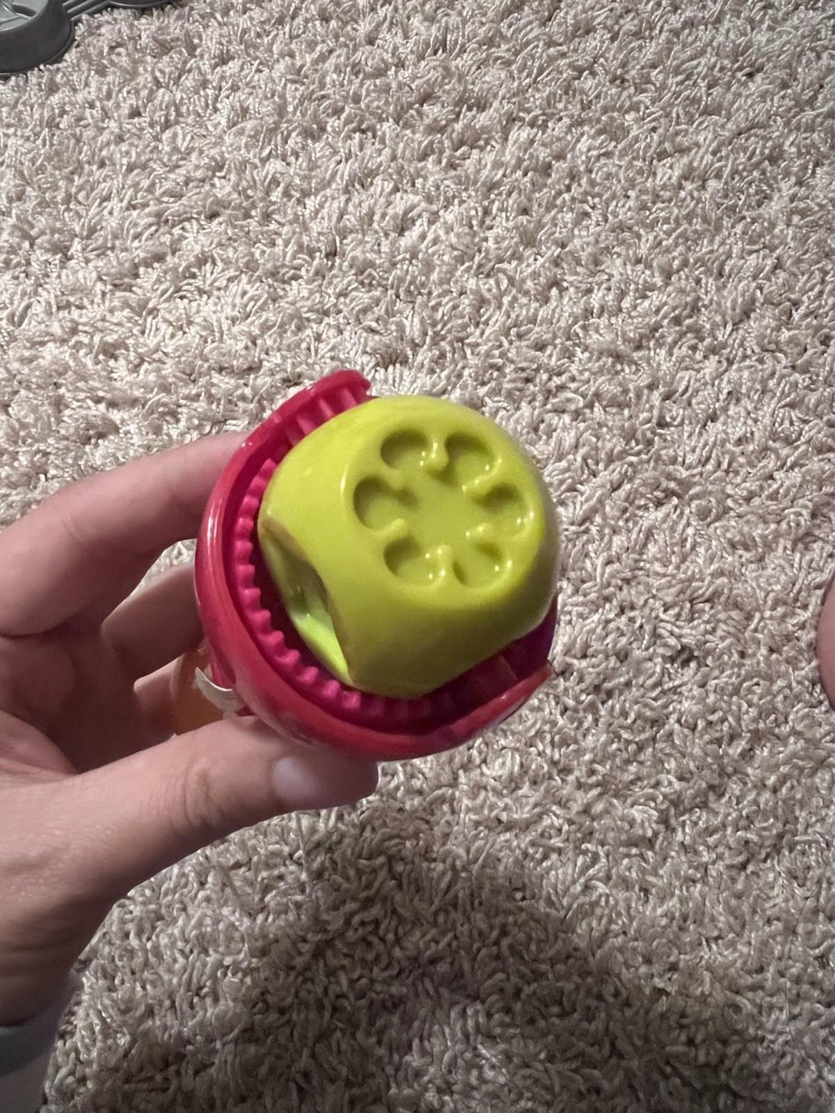 Play-Doh Modeling Clay Extruder Tool w/ Shape Rollers Stamp/Roller Red Green