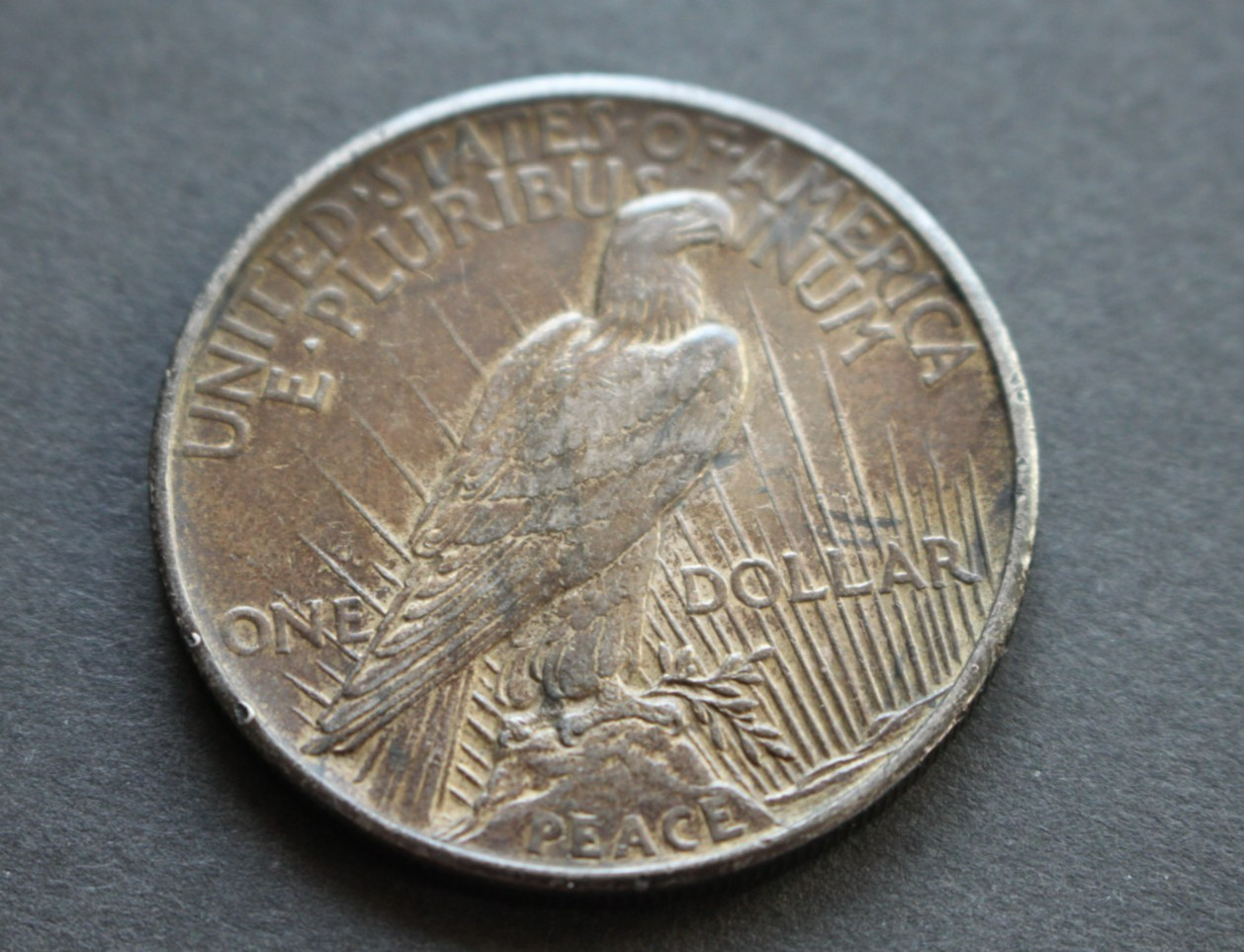 1921 Peace High Relief Silver Dollar