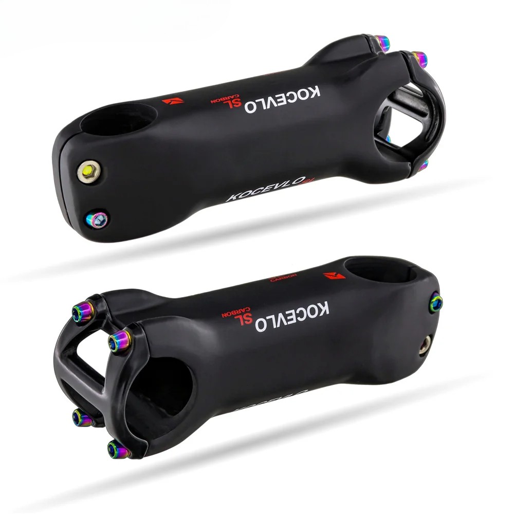 6 Degree 28.6/31.8MM Carbon Fiber Road Bike Stem MTB Bicycle UD Stems Parts