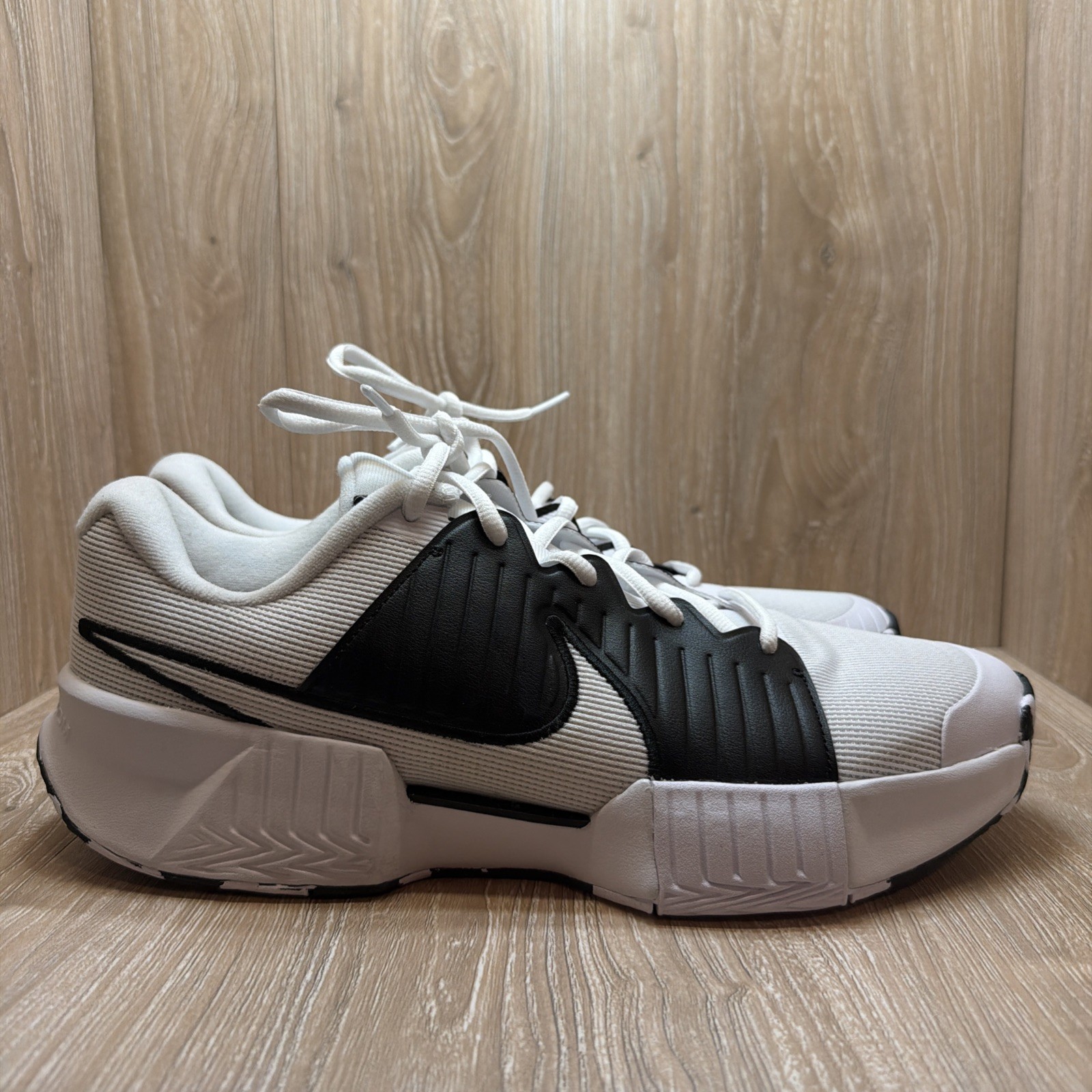 New Nike Zoom Challenge PB Shoes Mens Size 12 White Black Pickleball FQ4154-100