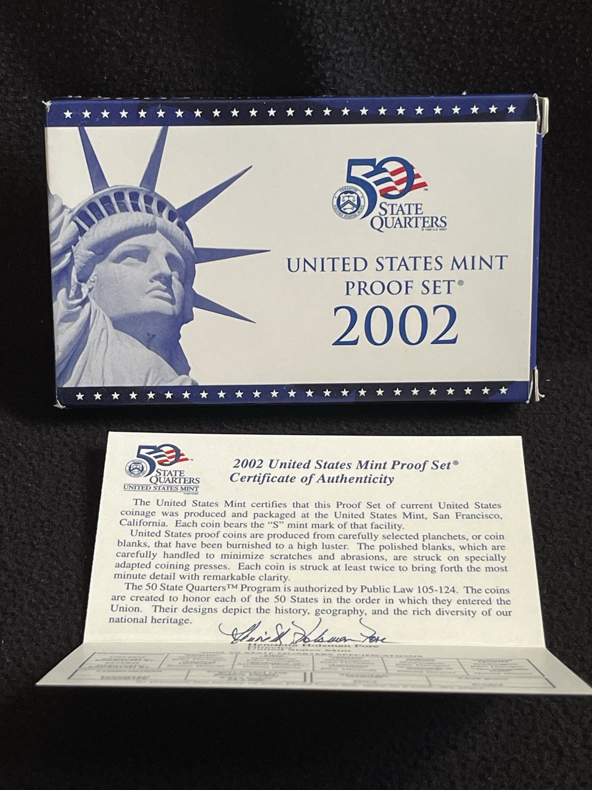 United States Mint Proof Set 2002