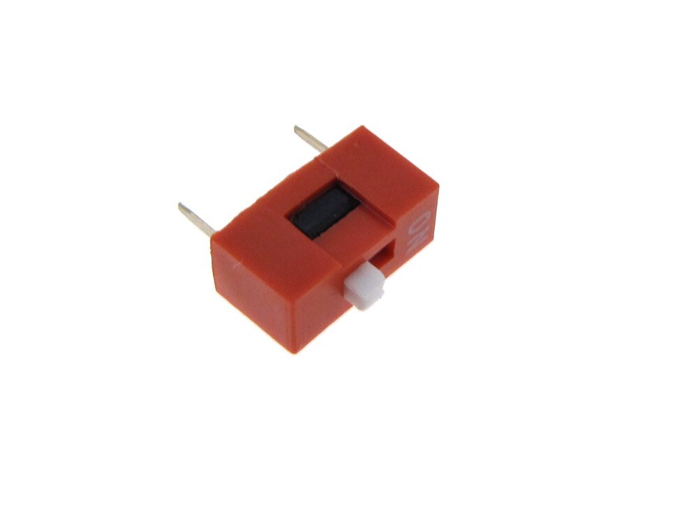 1 Position DIP Switch 2.54mm 0.1" Pitch - Pack of 10