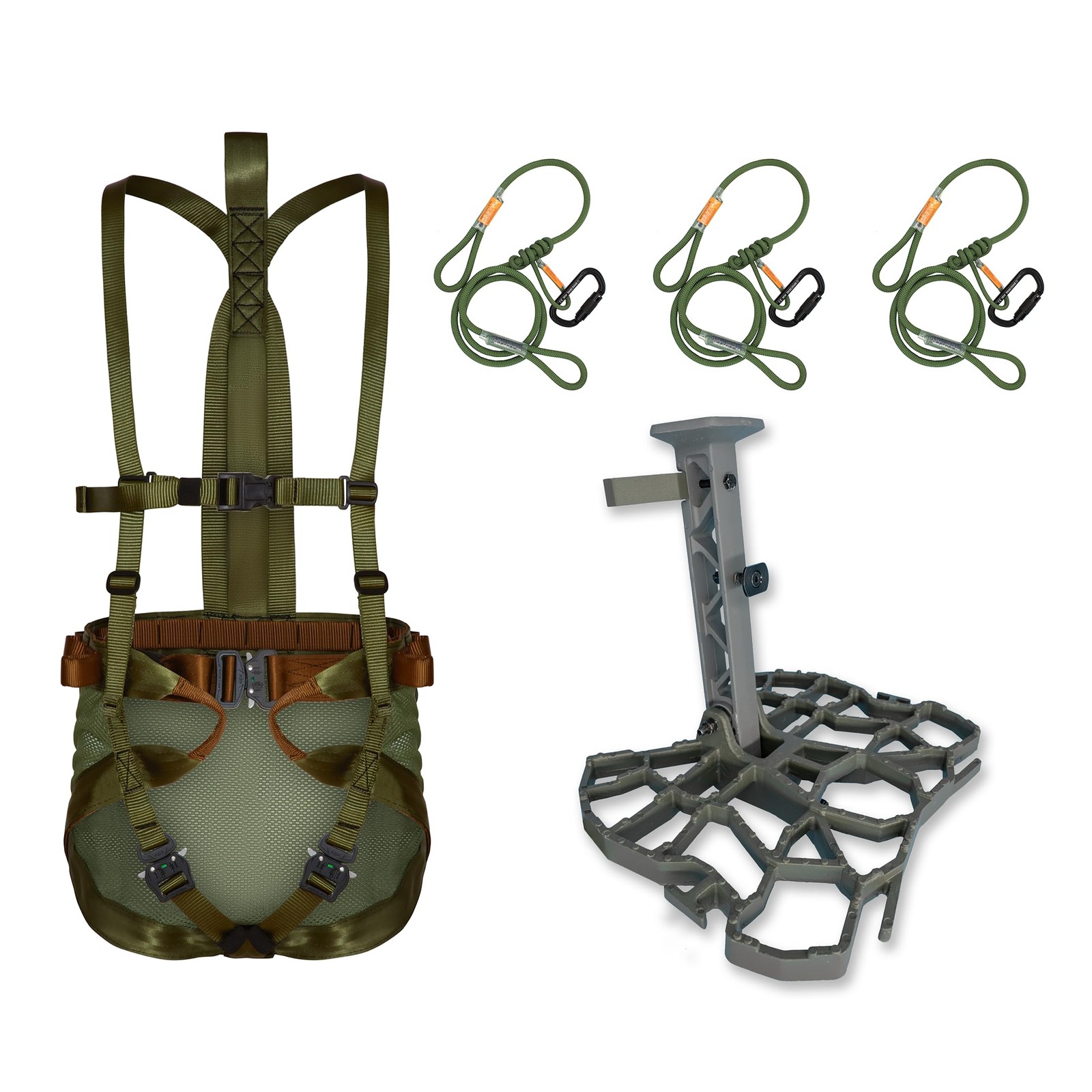 XOP Complete Tree Saddle Hunting System - Includes Aluminum Tree Saddle Platf...