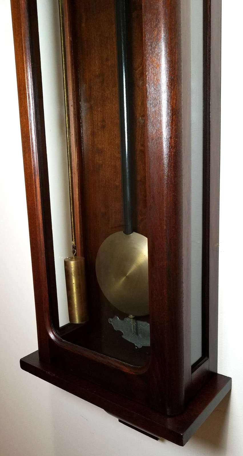 Antique Ansonia "York" Weights Driven Wall Clock 8-Day Timepiece