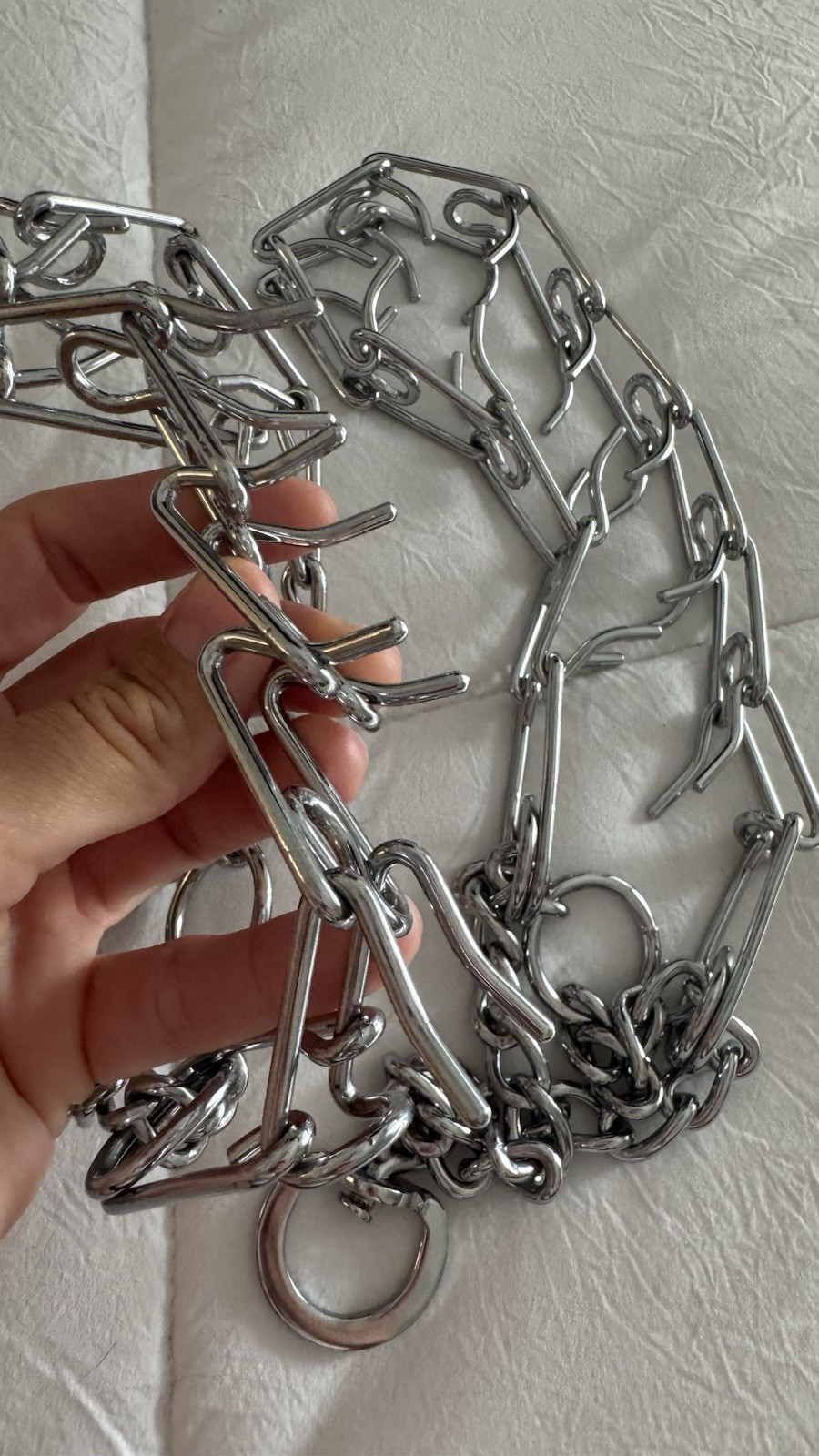 Dog Collar Classic Training Stainless Steel Spikes Lot Of 2