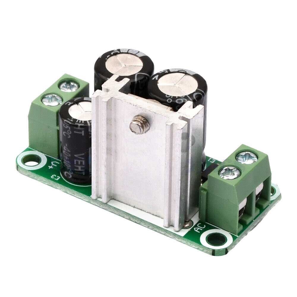 2PCS Single Regulated Power Supply Module AC to DC 12V Rectifier Filter Board 1A