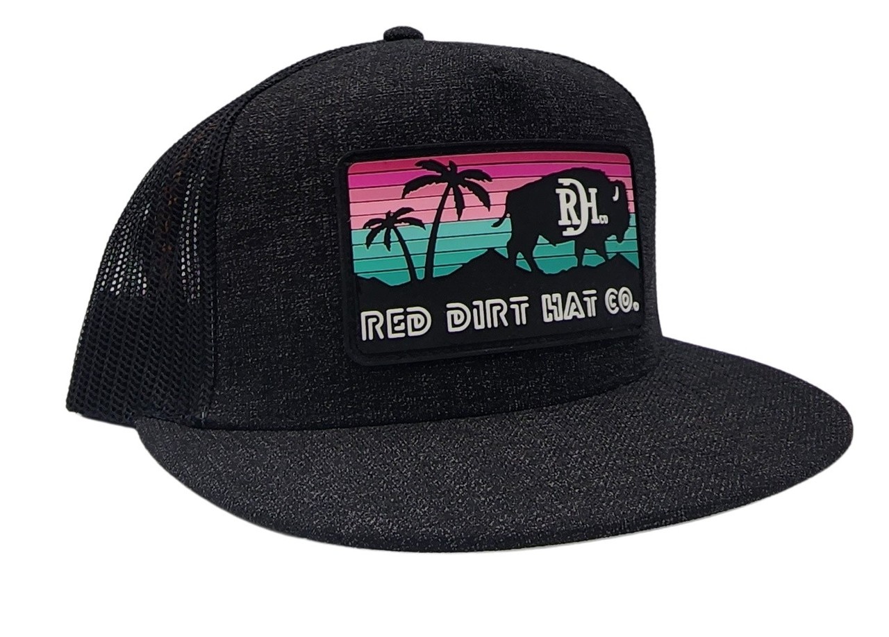 Red Dirt Miami Vice Heather Black - Hats Cap - Rdhc308