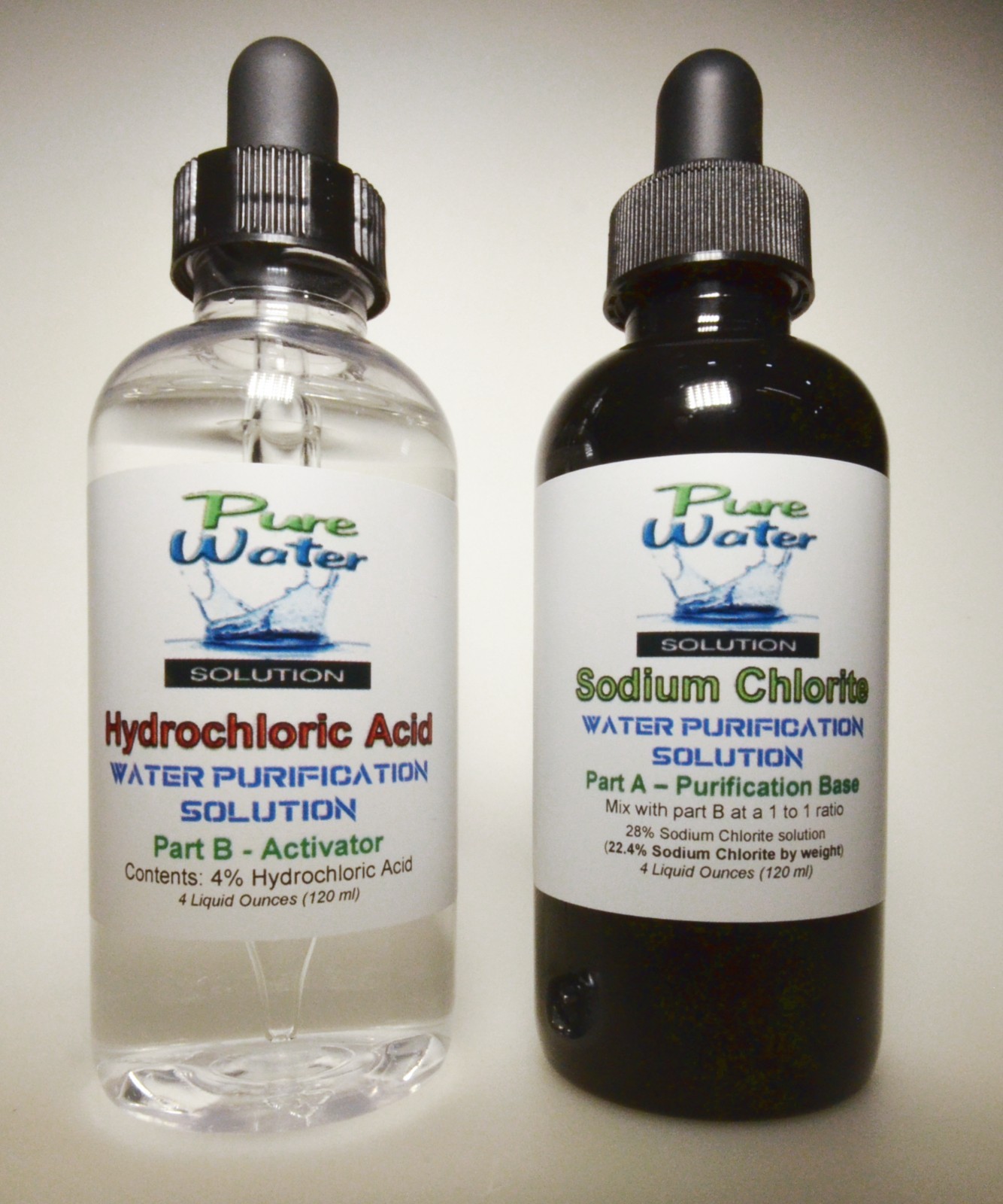 CDS - Water Purification Drops by Pure Water Solution in PET plastic