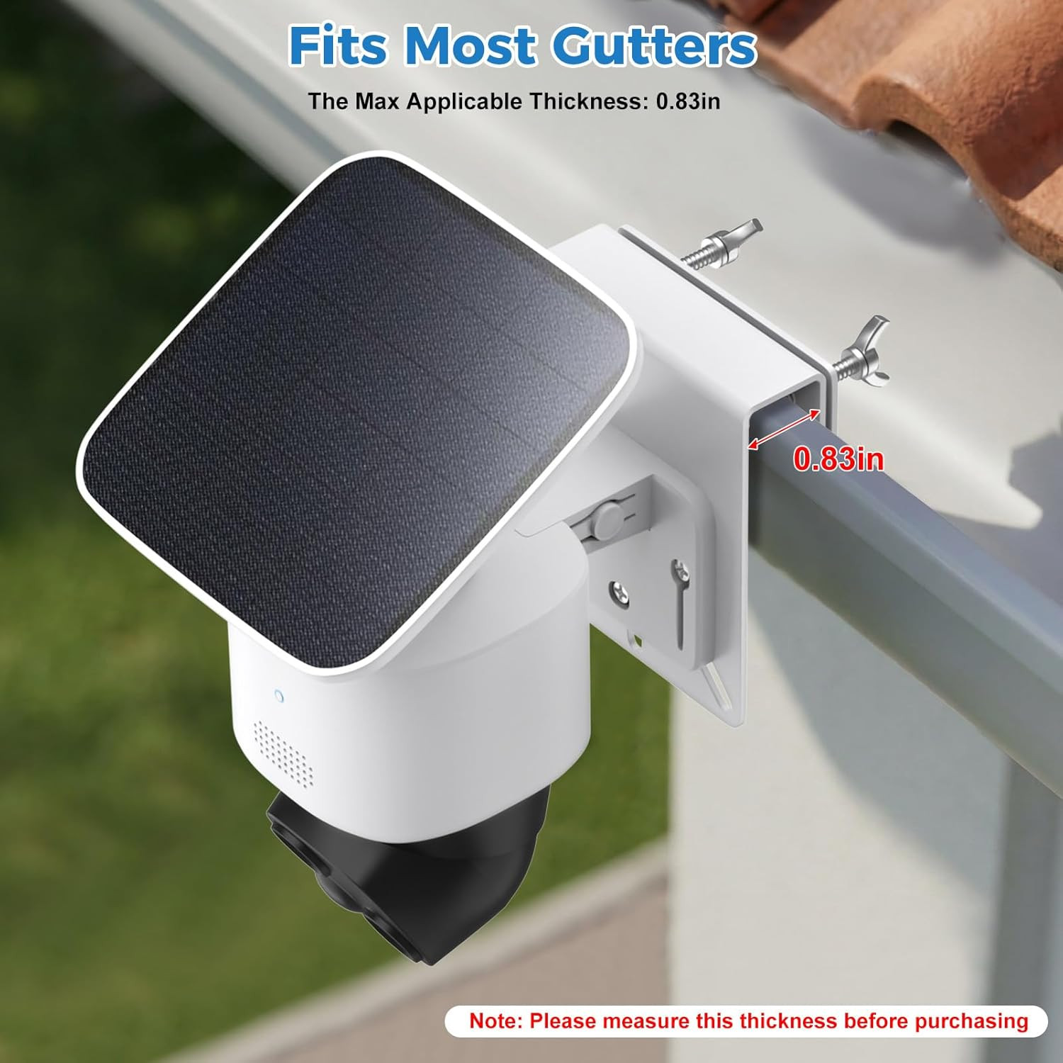 Gutter Mount Bracket Compatible with Eufy Security Solocam S340/E30/E42, Eufy Se