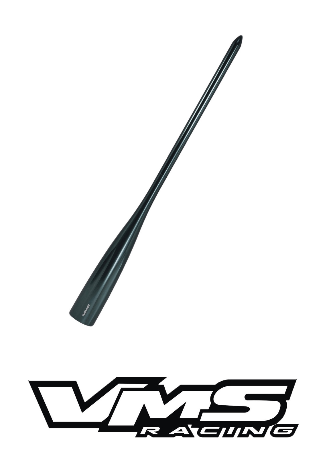 VMS RACING GUNMETAL 13" SPIKED ROD RADIO ANTENNA HARLEY DAVIDSON W/ TOUR-PAK