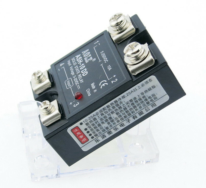 10A DC-DC single-phase solid state relay ASH-10DD control 3-32VDC load 5-250V