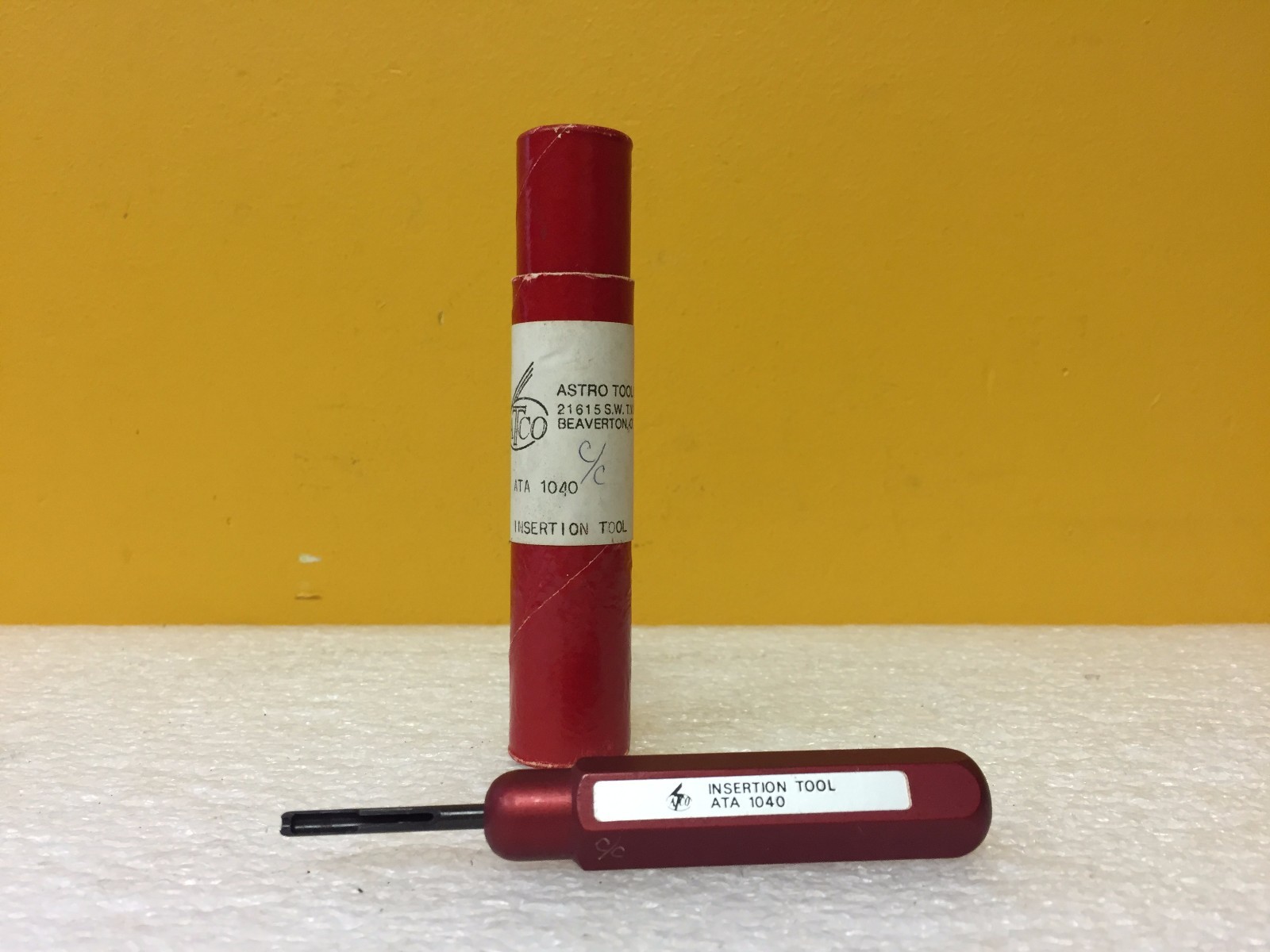Astro Tool ATA1040 Insertion Tool. For Amphenol 17 Series Pins + Sockets. New!
