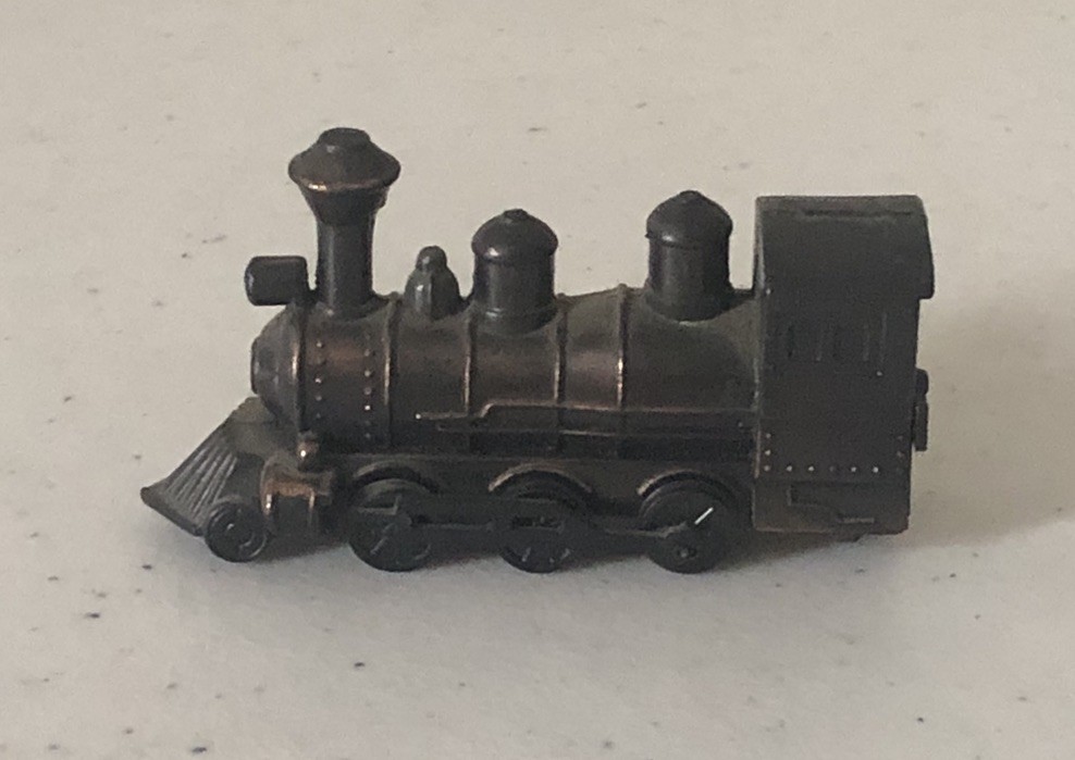 Vintage Die Cast Metal Miniature Locomotive Train Pencil Sharpener