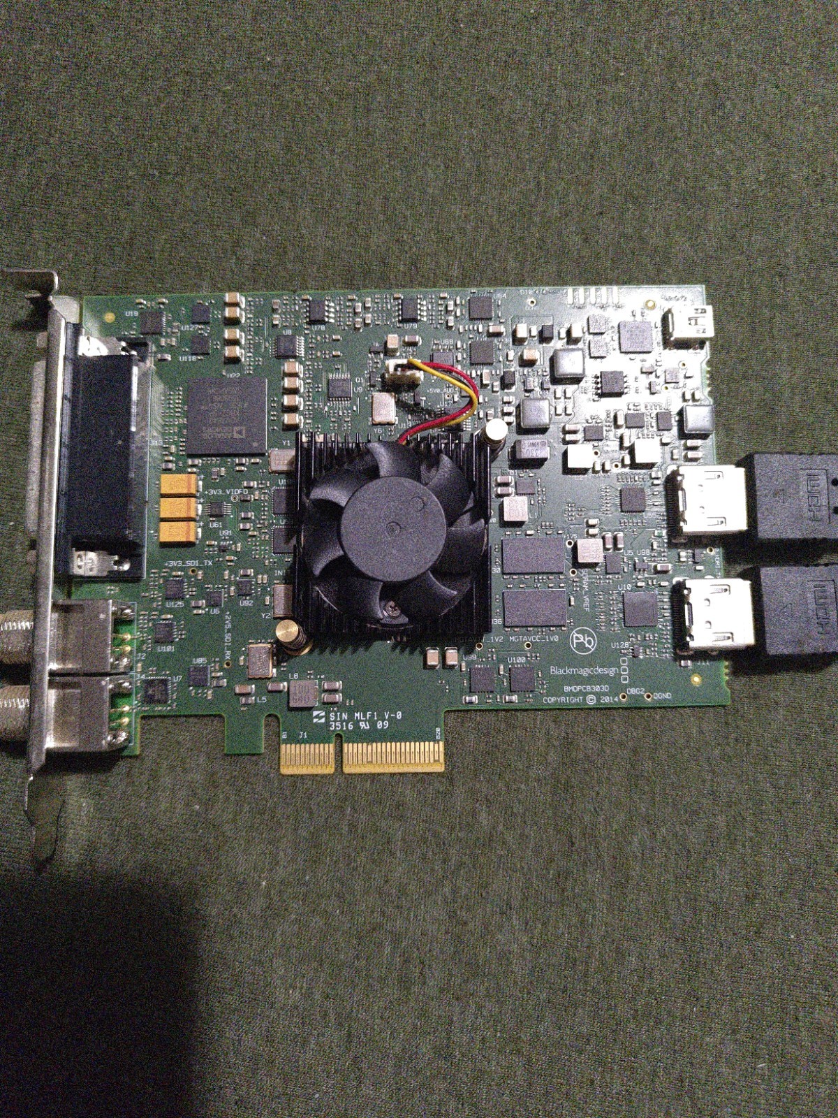 Blackmagic DeckLink Studio 4K PCIe SDI HDMI Capture Card w HDMI Bracket