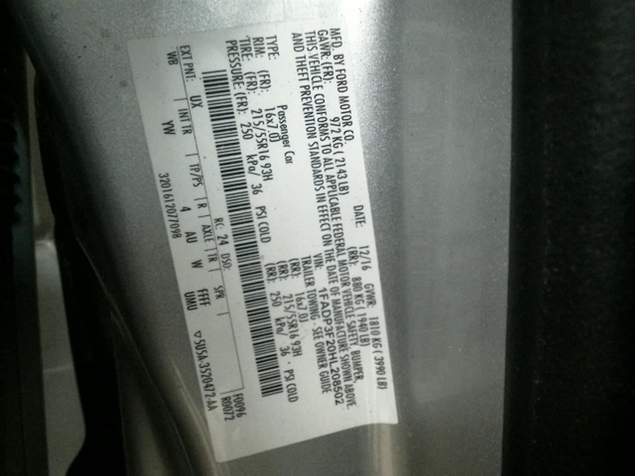 Driver Front Spindle/Knuckle ABS Electric EV Fits 12-18 FOCUS 104920762