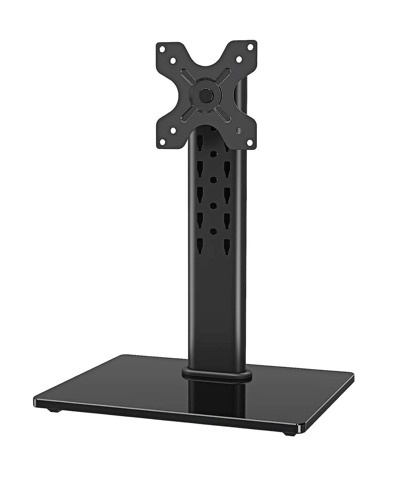 Single Monitor Stand Mount for 13-32 Inch Screens, Free-Standing Monitor
