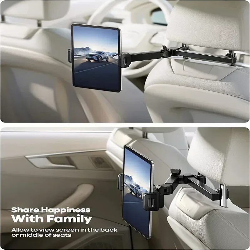Universal Car Back Seat Headrest Tablet IPAD Phone Mount Holder