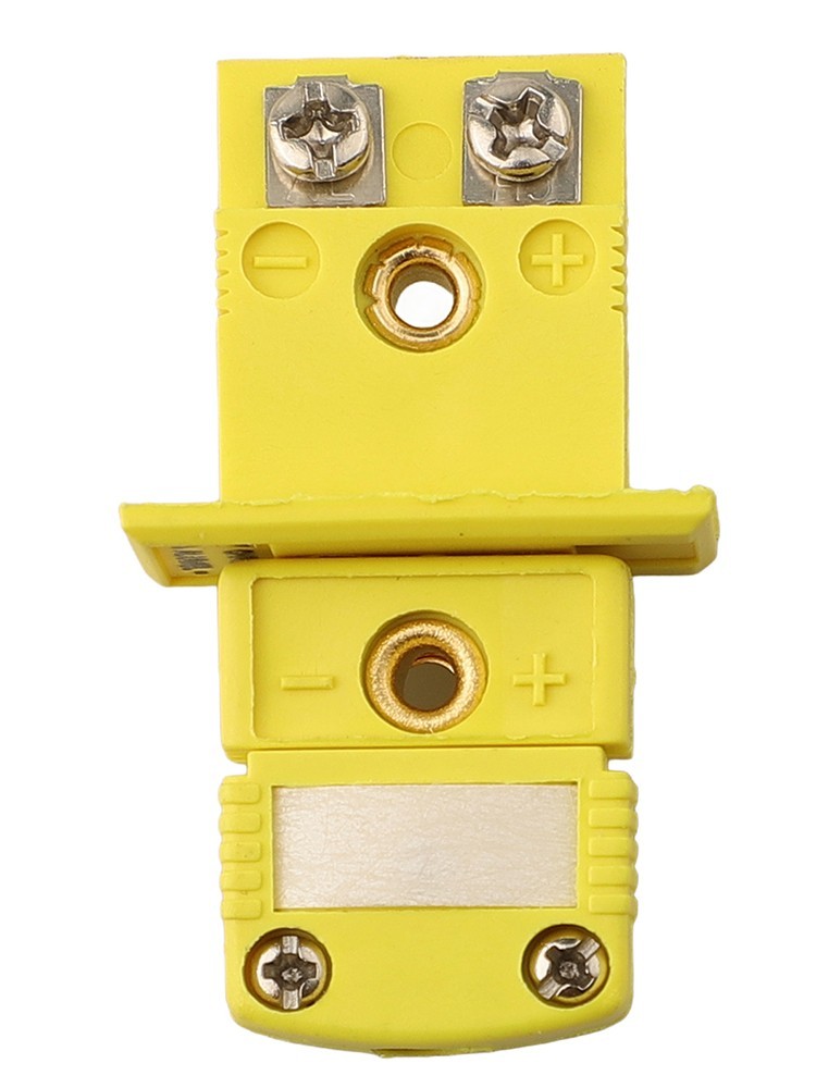 K Type Miniature Socket & Panel Mount Connector for Thermocouple Systems