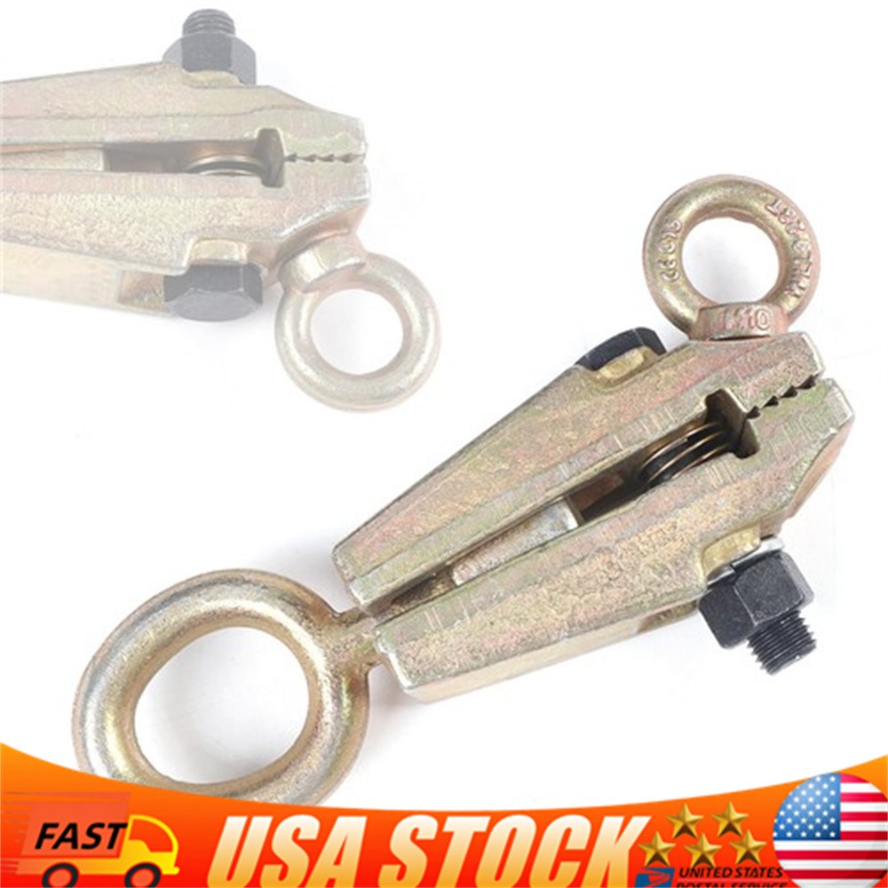 Auto Body Repair Pulling Fixture Pull Clamp Tool Self-Tightening Grip Frame Back
