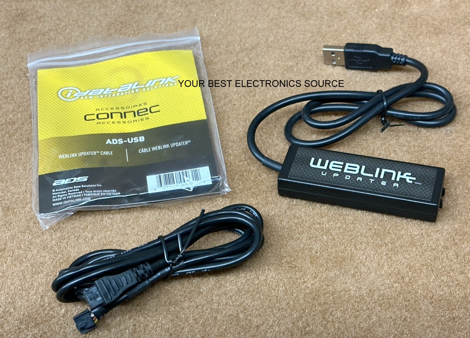 NEW iDatalink Compustar Firstech ADS-USB Weblink Updater Flash Loader USB Cable