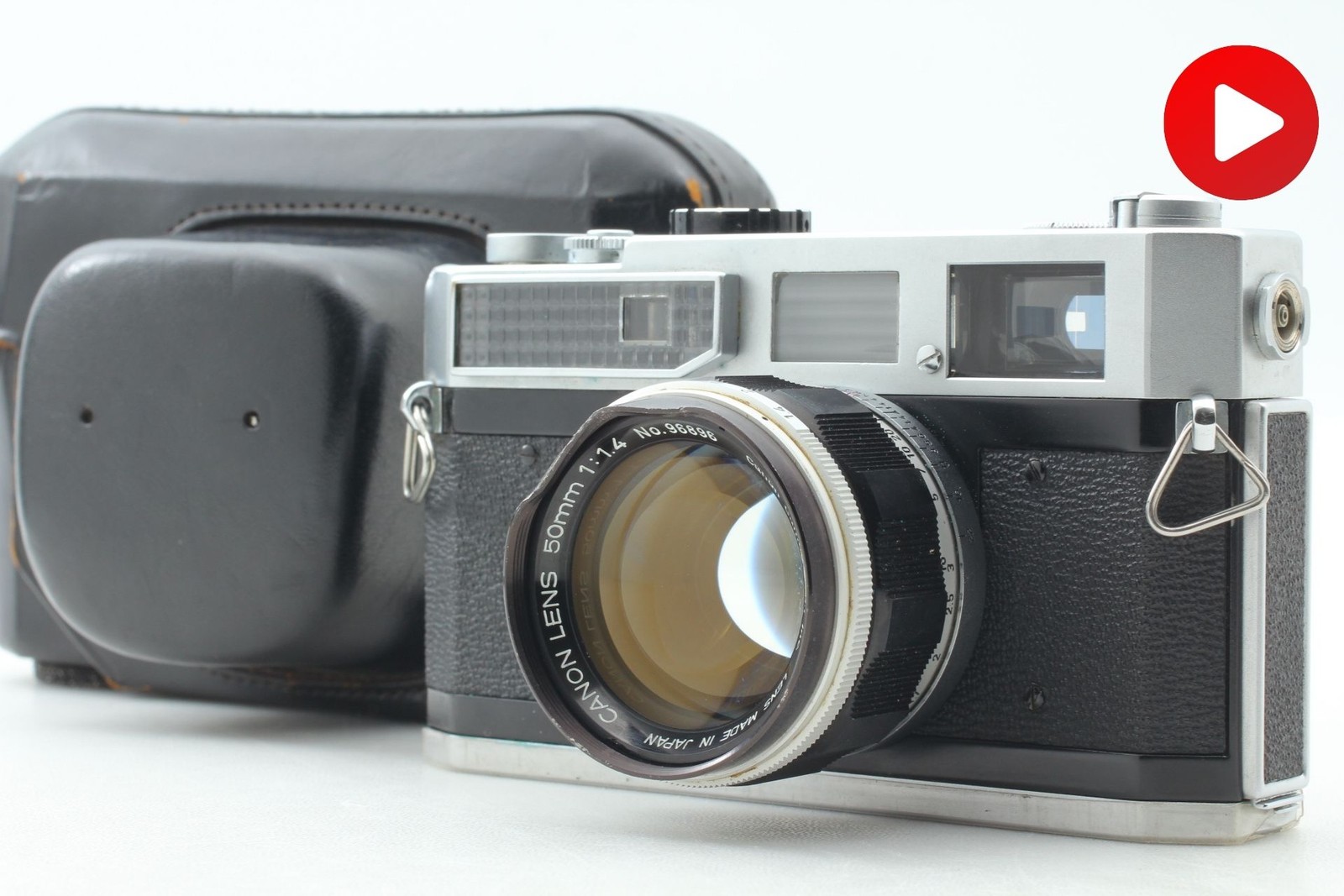 Meter Works [Exc+5] Canon Model 7 Rangefinder Film Camera 50mm f/1.4 Lens JAPAN