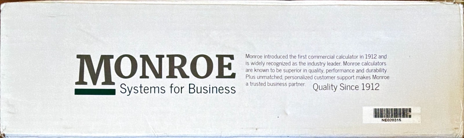 Monroe 6120x Black Calculator