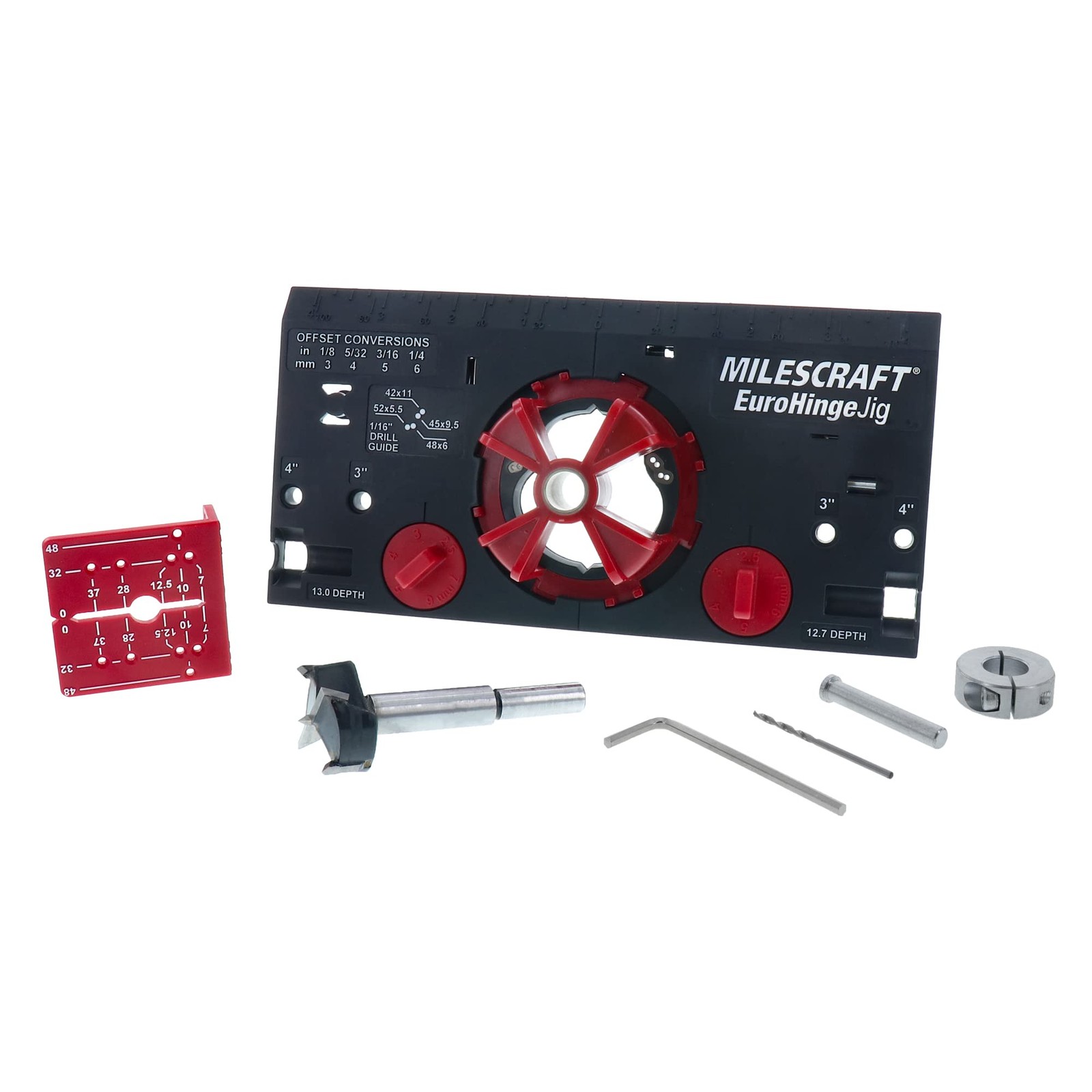 Milescraft 1342 Euro Hinge Jig – Concealed Hinge Jig, Drilling Guide, Drill Guid
