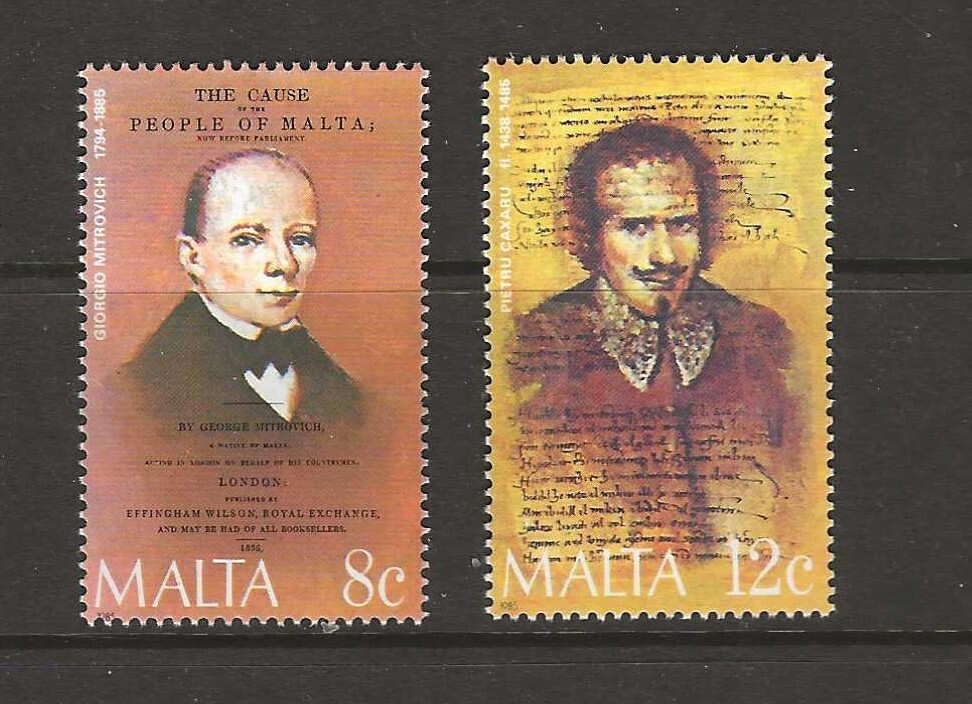 Malta 1985 famous people MNH (m106)
