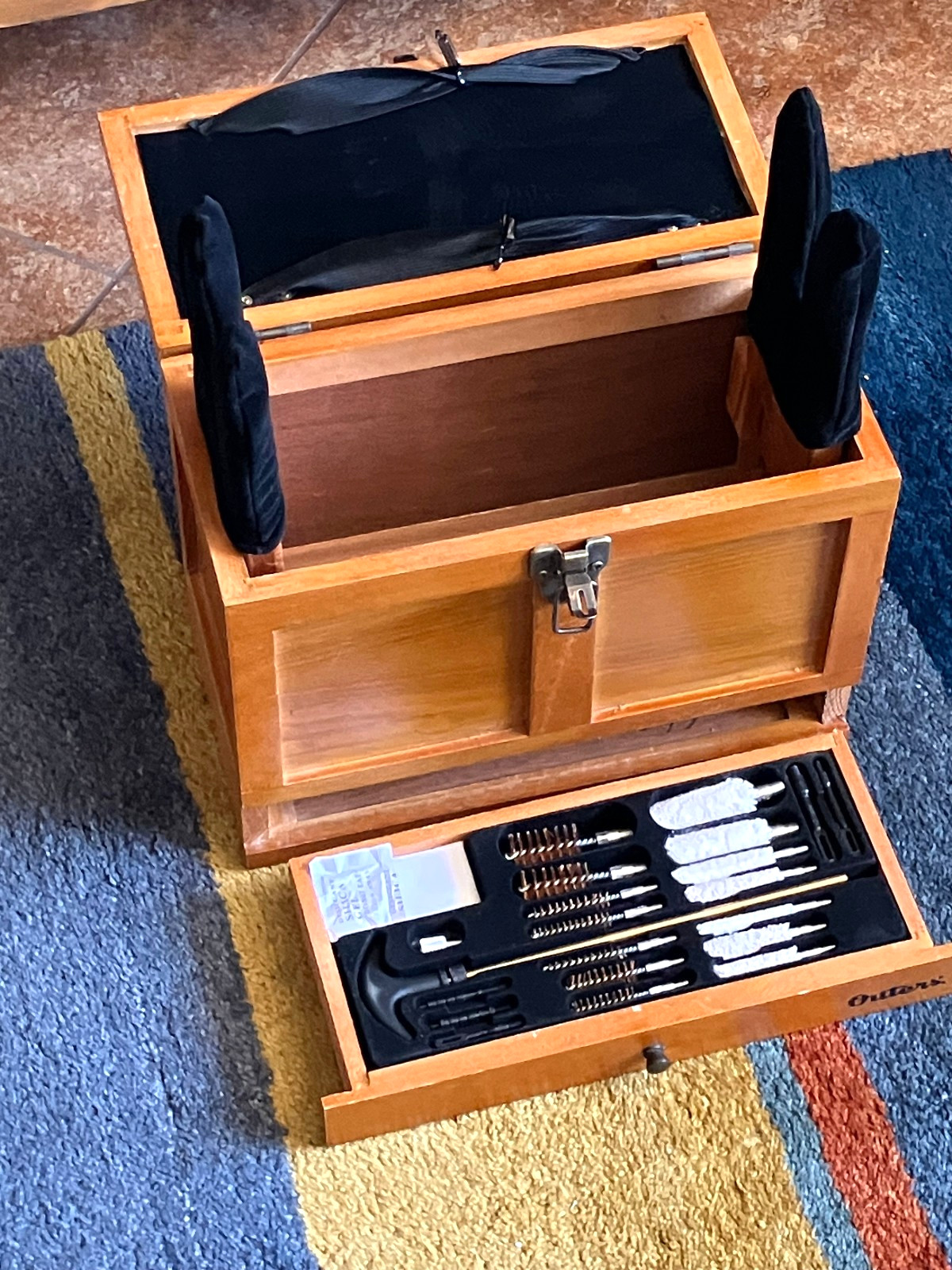 Outers  25-Piece Universal Wood Gun Cleaning Tool Chest