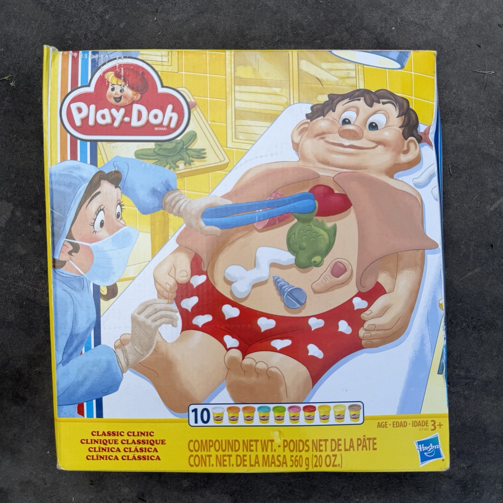 Play-Doh Playdoh Operation Style Classic Clinic Play Set Medical Doctor CIB RARE