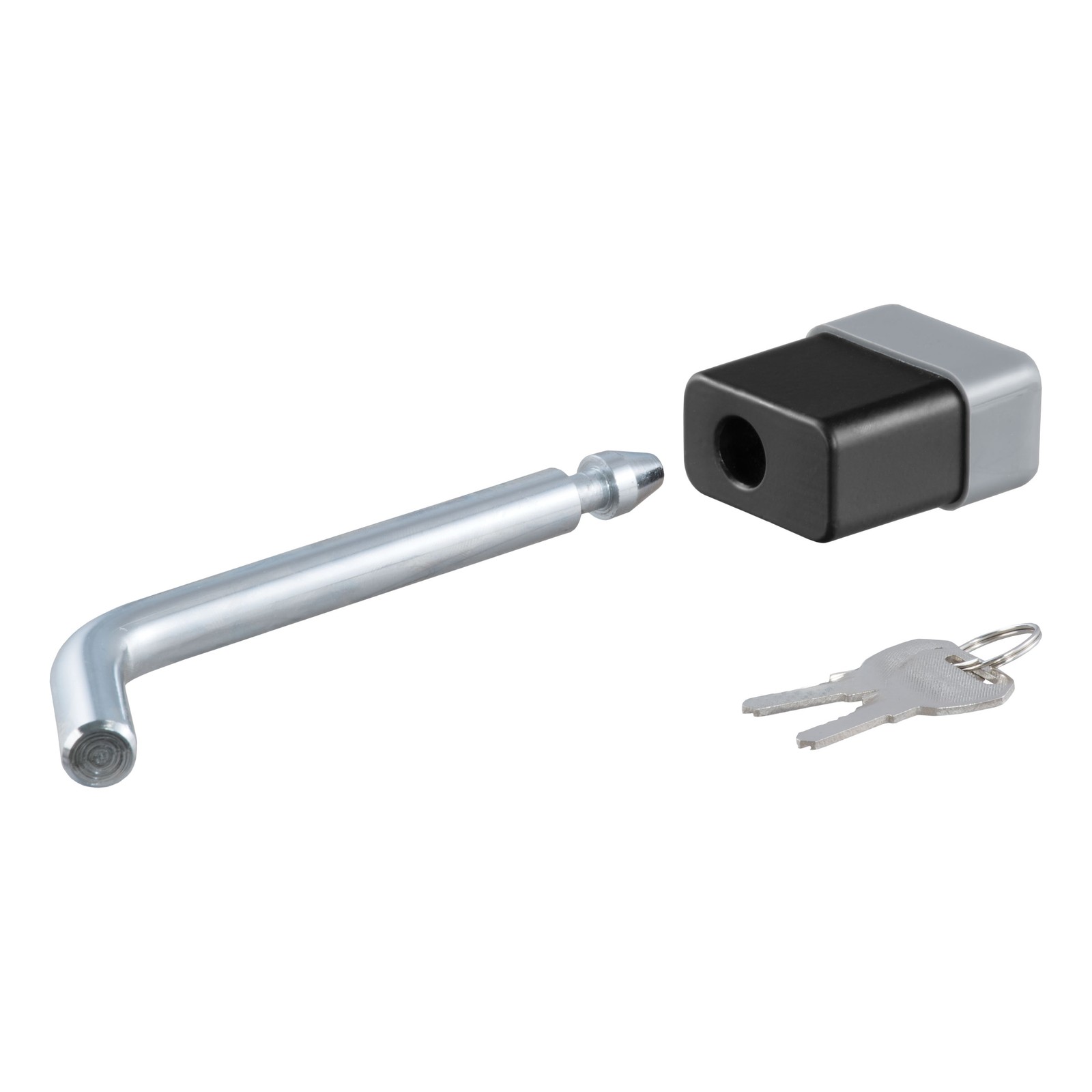 CURT 1/2in Trailer Hitch Lock Deadbolt Fits 1-1/4in Receiver Chrome Part# 23020