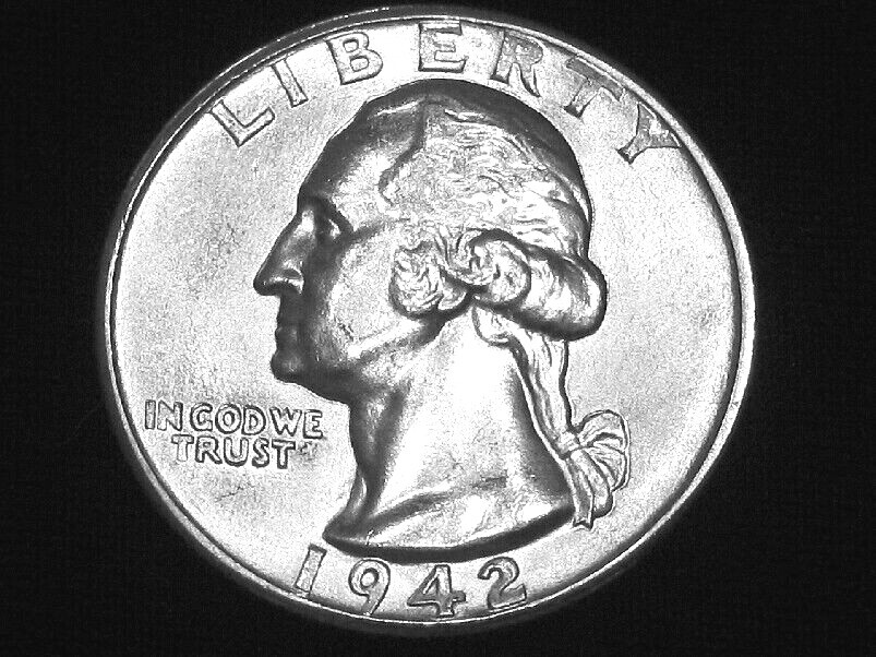 1942-D Washington Quarter --- Gem Uncirculated