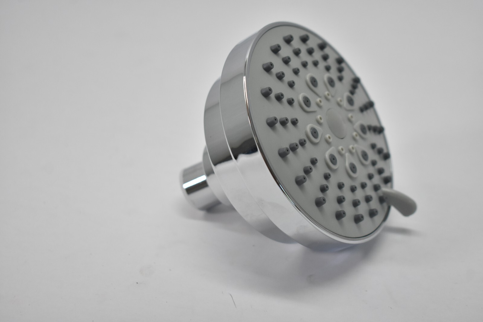 Polished Chrome Finish Shower Head Replacement 5 Settings Spray Adjustable