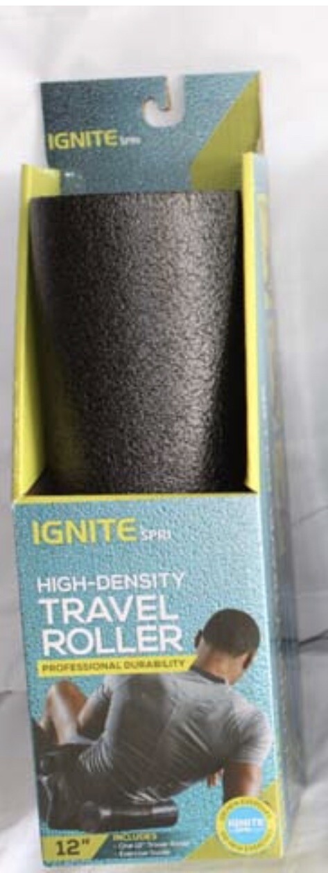 Ignite By SPRI High Density 18" Foam Roller - Black
