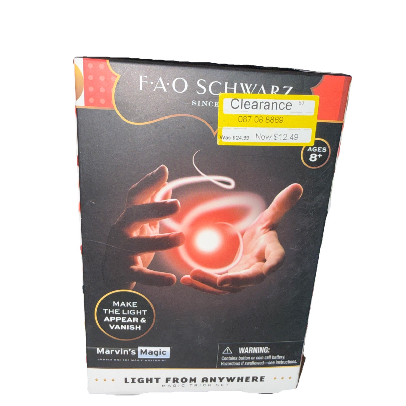 FAO Schwarz Lights From Anywhere Magic Trick Set - Marvin's Magic - New