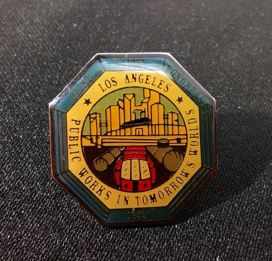 Los Angeles 91st Congress 1985 APWA Public Works In tomorrow's Worlds GUC