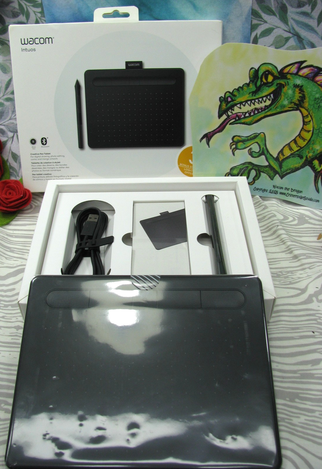 WACOM INTUOS CTL-4100WL, NEW, S Wireless / USB Graphics Drawing Pad, PC/ Mac NIB