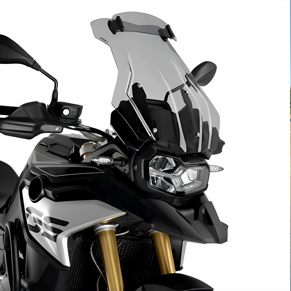 Adjustable Windshield Motorcycle Clip Extension On Spoiler Deflector Wind New