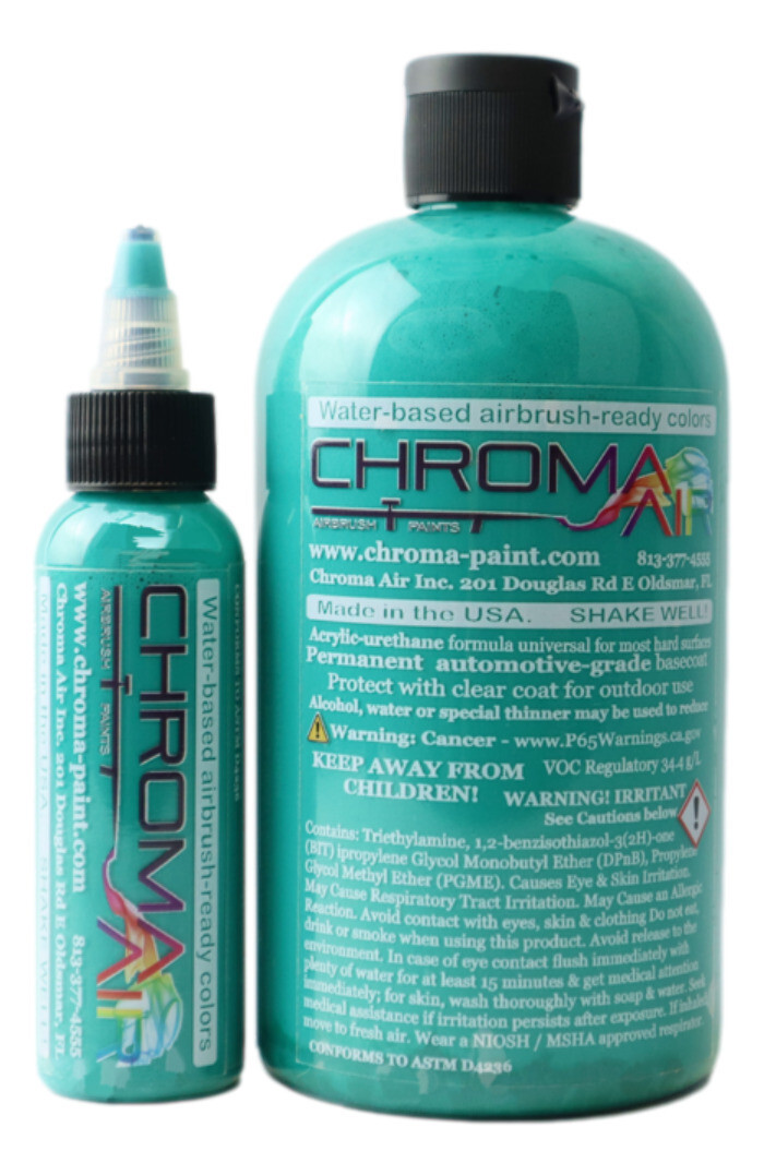 ChromaAir Paints: Fluorescent Aqua