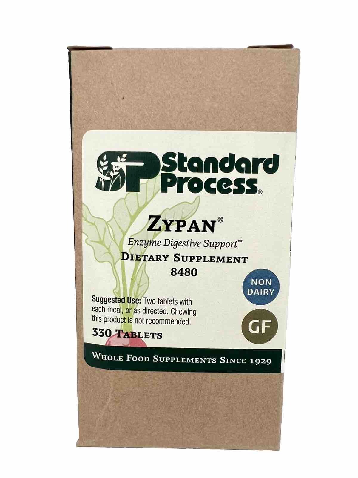 Standard Process Zypan - Digestive Support - 330 Tablets - Exp 09/2027