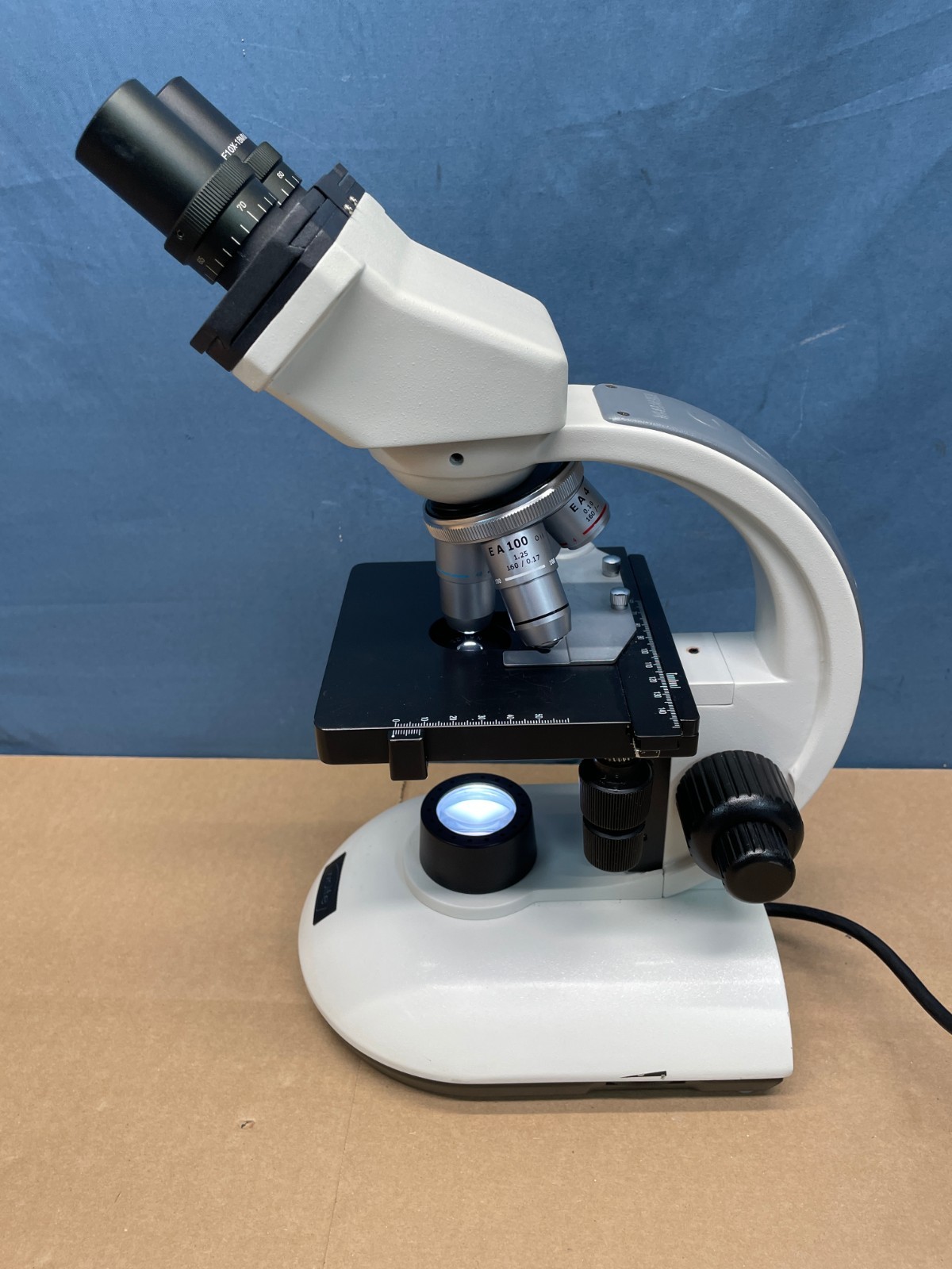 Wolfe Carolina Contour Binocular Microscope Steroscope With 4 Objective lenses