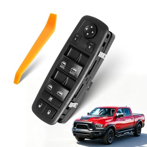 Window Switch, Left Door Master Power Window Switch Fit for 2011-2019 Dodge