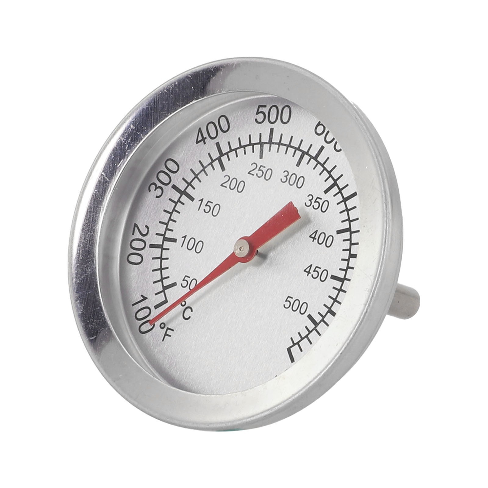 Practical Grill Thermometer 50~500?? Color: Silver Material: Stainless Steel